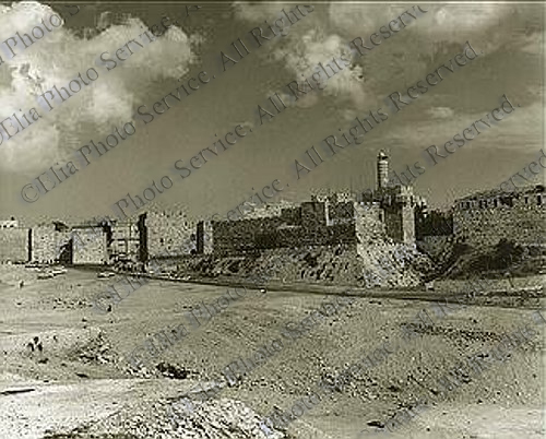 Jaffa Gate with The Citadel 1967