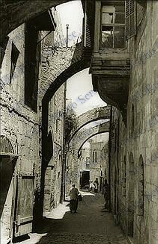 Via Dolorosa Between the 5-th and 6-th Stations 1936